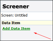 Add Data Item