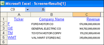 Exported Data To Excel